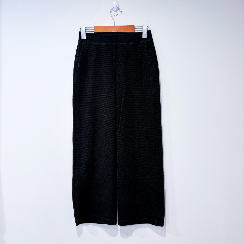 UNIQLO Khaki waffle lounge pants | Minimalist relaxed fit |‎ Size 24